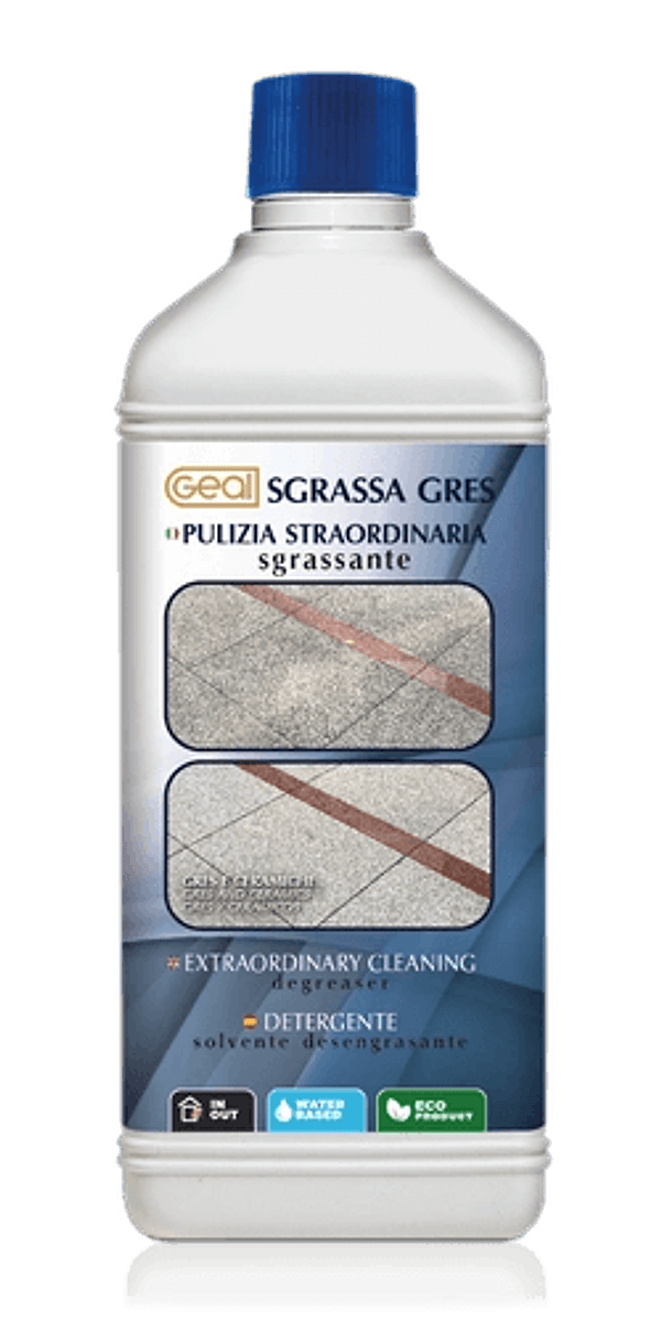 Detersolvente Sgrassante per macchie di origine organica e oleosa 3X1L Geal SGRASSA GRES