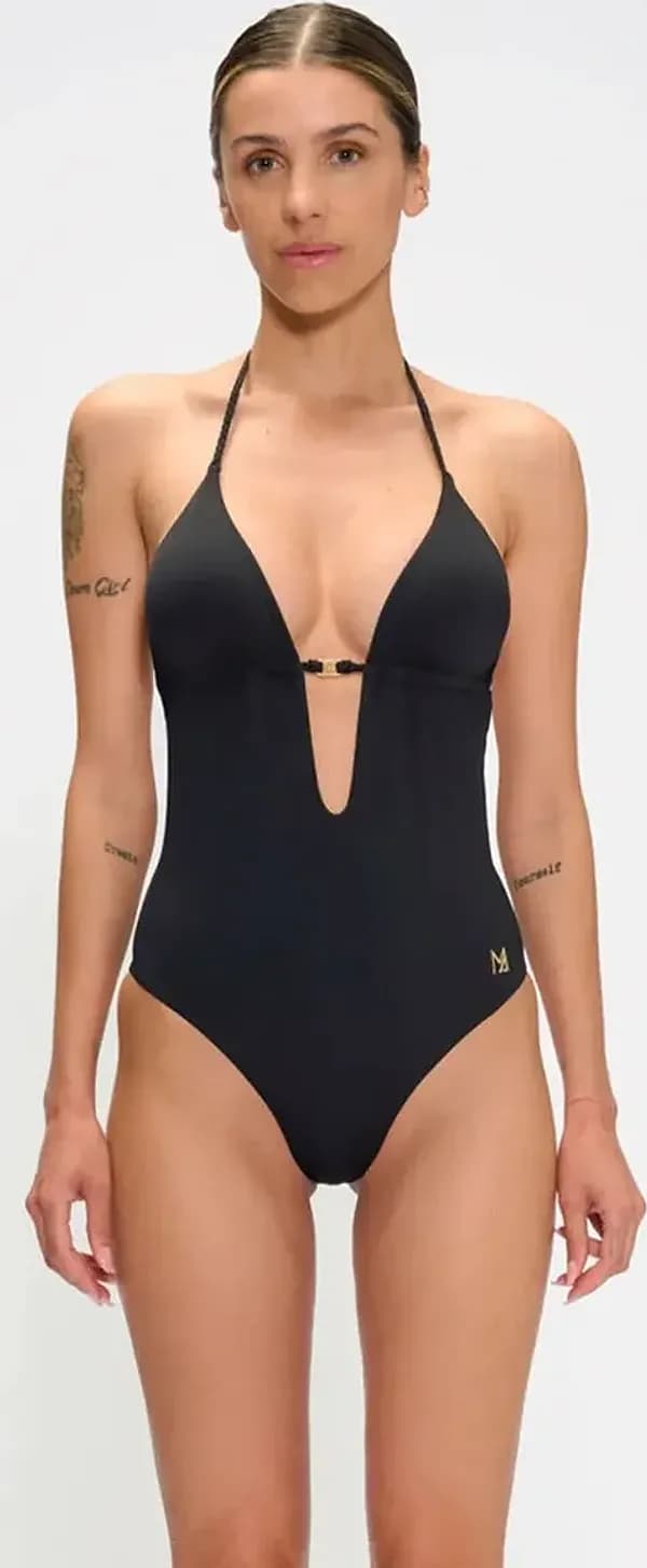 Costume intero con scollo profondo | MARINA ABAGNALE