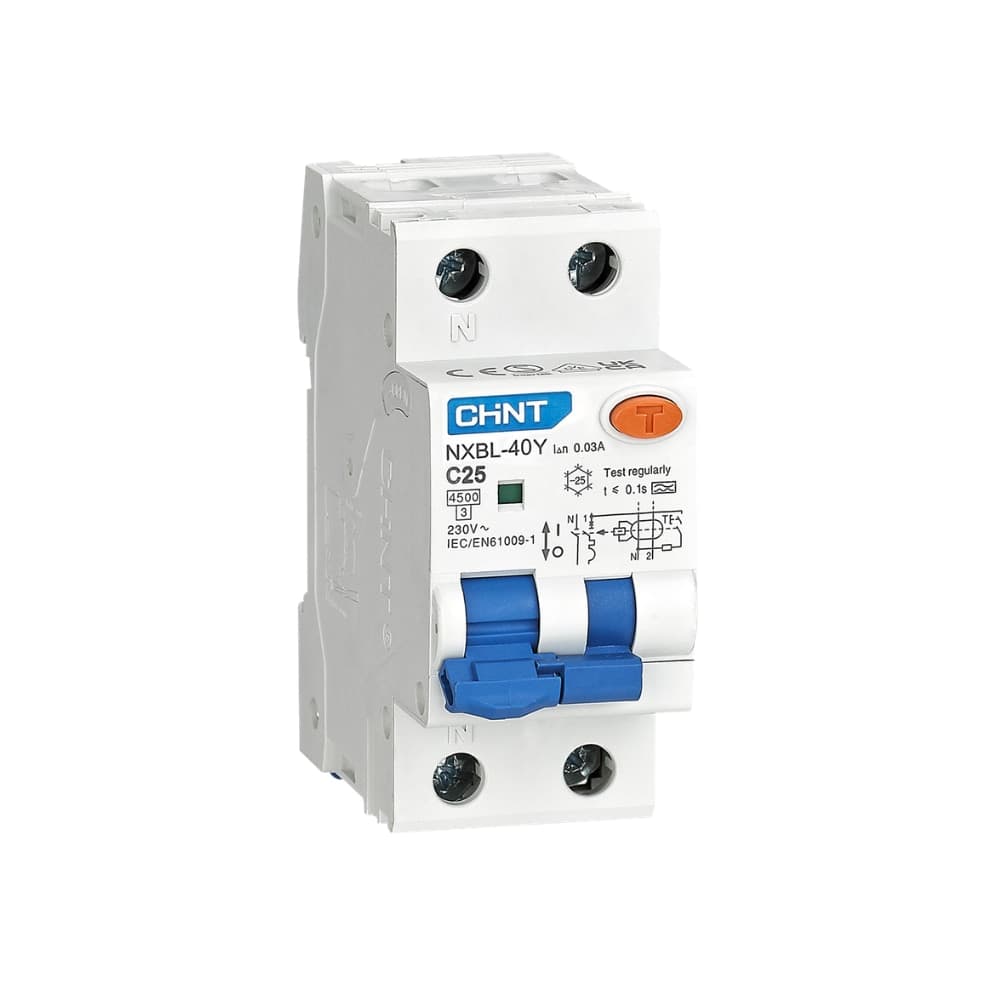 Interruttore magnetotermico differenziale 1P+N 25A 30 mA 4,5 kA Curva C Tipo A
