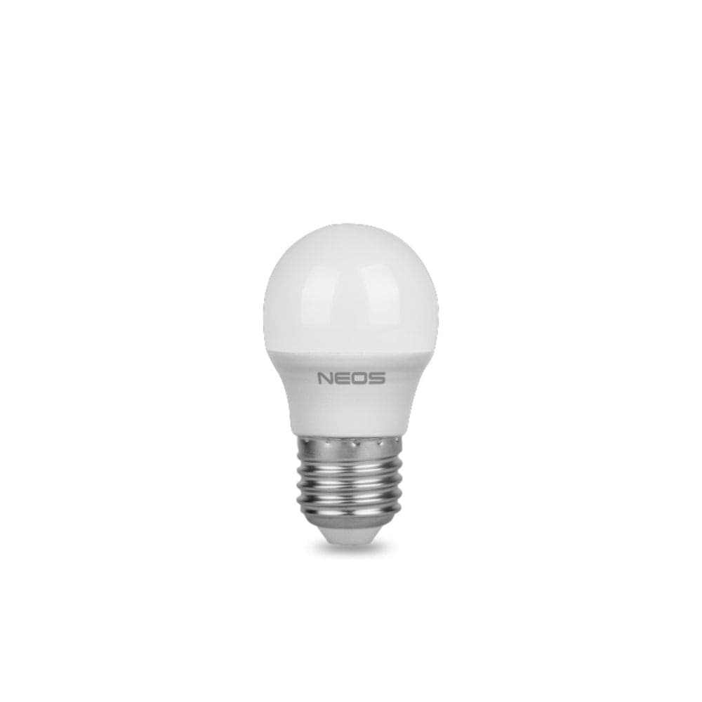 LAMPADINA LED SFERA NEOS 5,5W E27, LUCE NATURALE 4000K