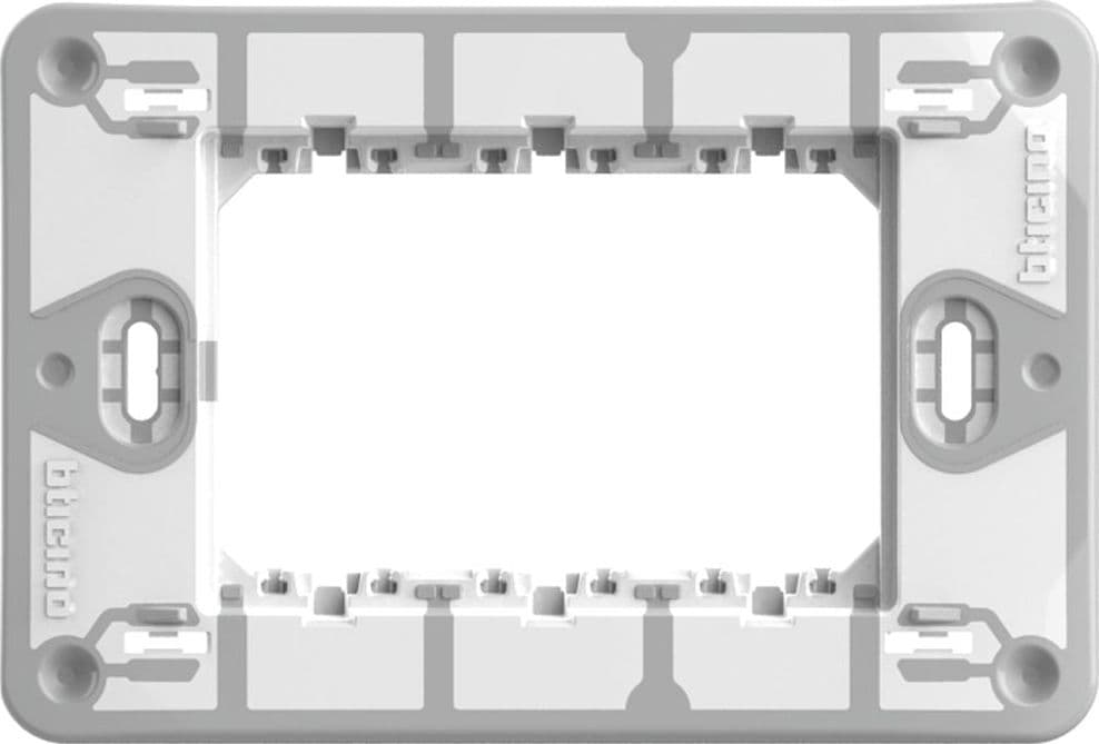 Supporto 3 moduli - fissaggio con viti