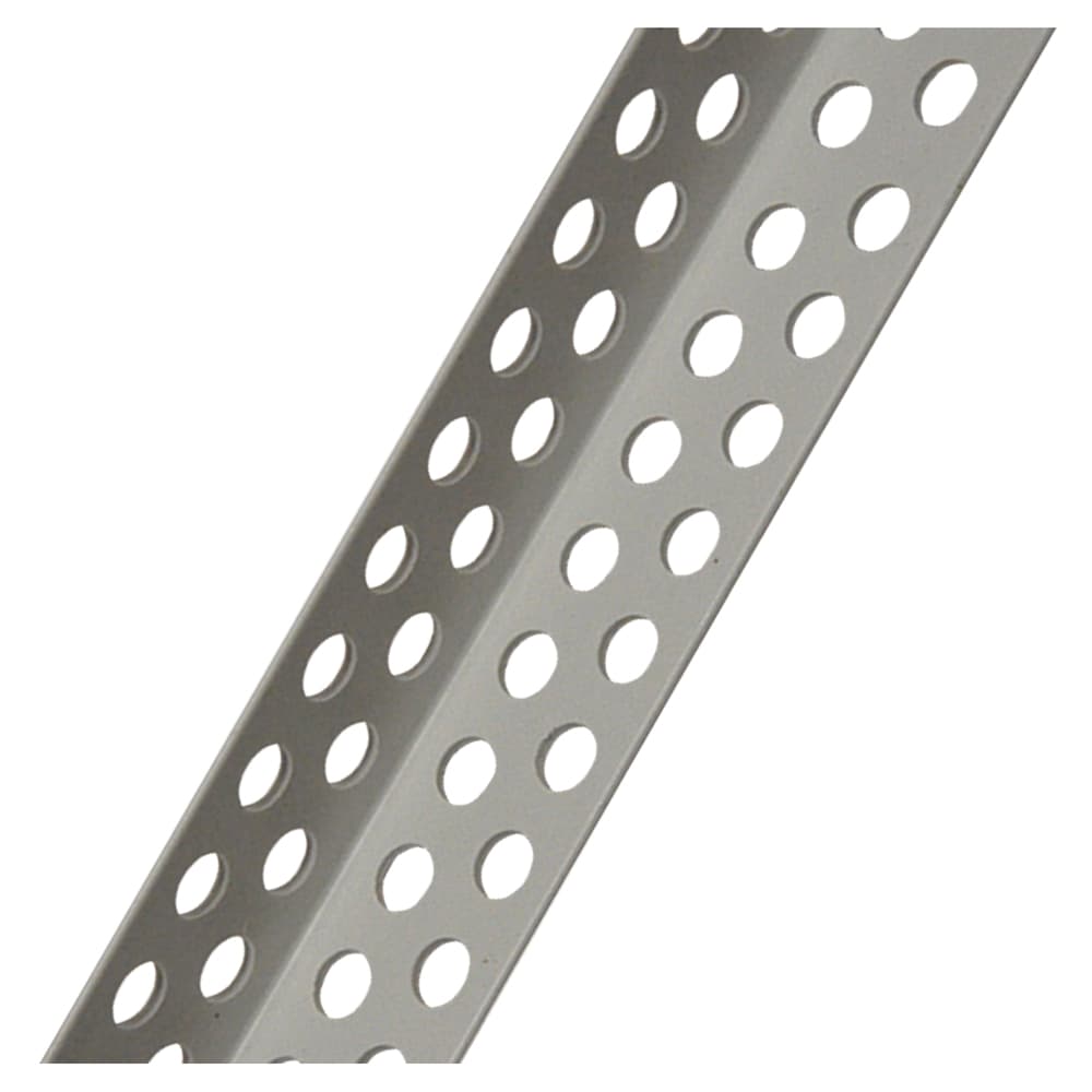 PARASPIGOLO FORATO H mt 2,5 - mm 22 x 22 colore bianco- 10 pezzi