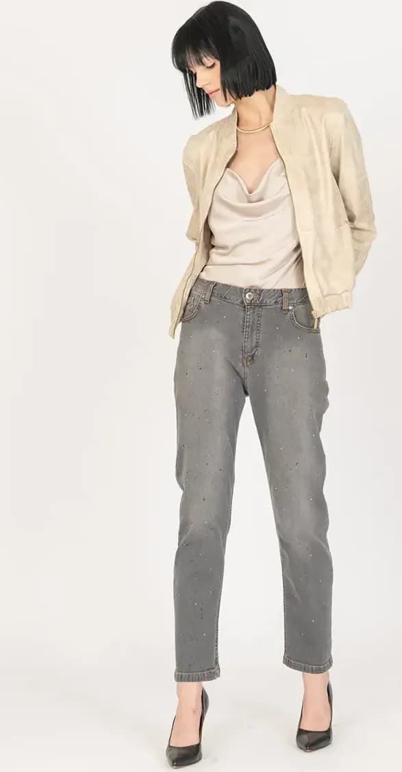 NO-NA' | Top collo gronda con catena spalline