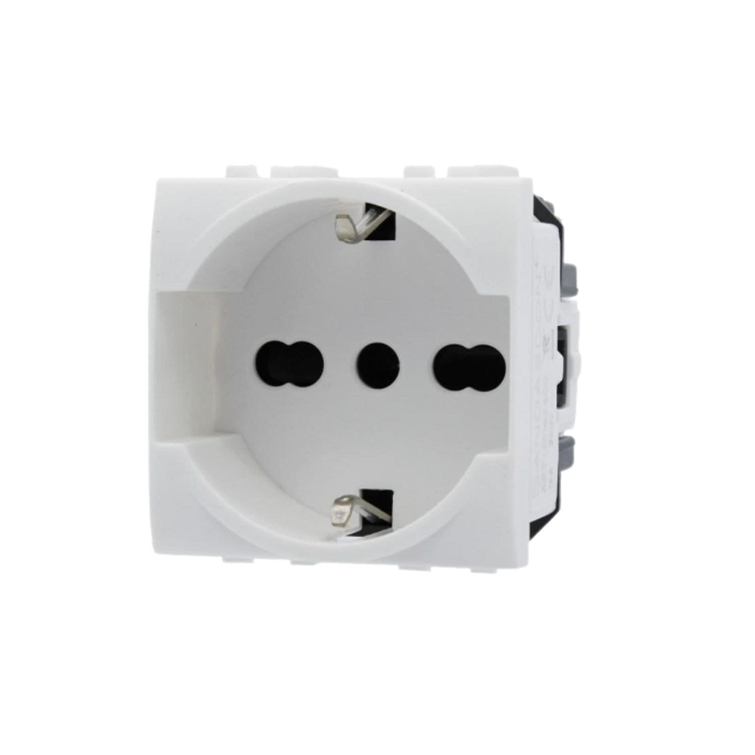 EcoPrice Presa Schuko Com.Bticino Living 2P+T 10/16A 250V Style White SD41400B