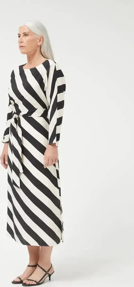 COMPANIA FANTASTICA | Abito midi a righe Cruela