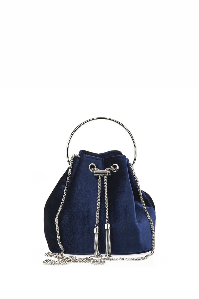 VERDE FASHION | Pochette secchiello manico ovale