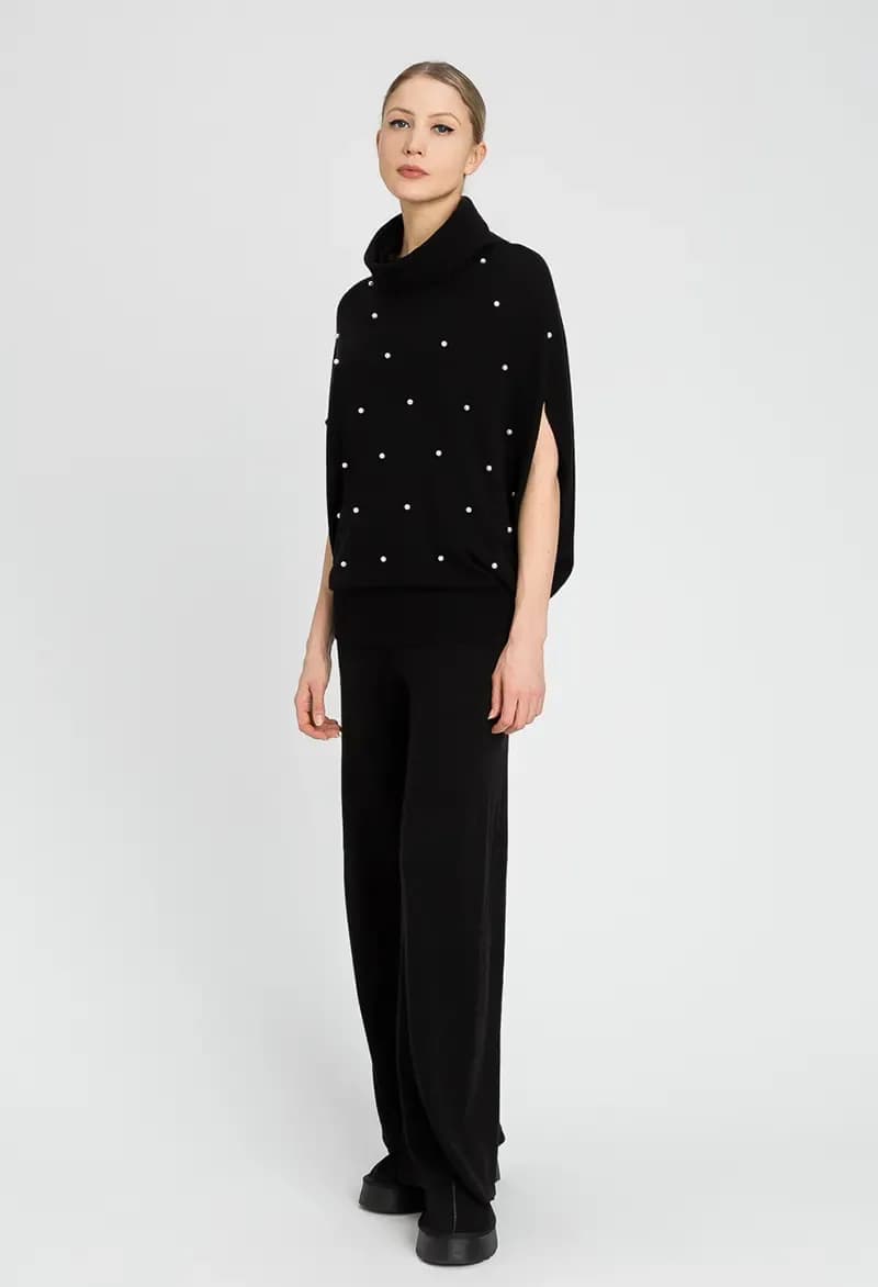 TWINSET | Pantaloni palazzo con perle