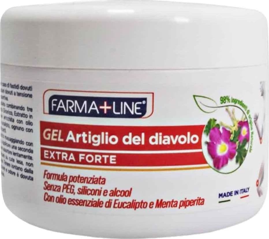 BARATTOLO GEL ARTIGLIO DEL DIAVOLO EXTRA FORTE 250ML MASSAGGIO CON EUCALIPTO MENTA GEL6225A