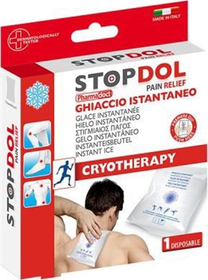 BUSTA GHIACCIO ISTANTANEO MONOUSO CRIOTERAPIA PRIMO SOCCORSO TRAUMI CONTUSIONI 160319