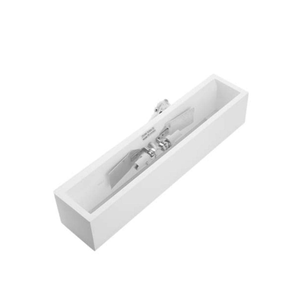 Applique in gesso rettangolare doppia emissione