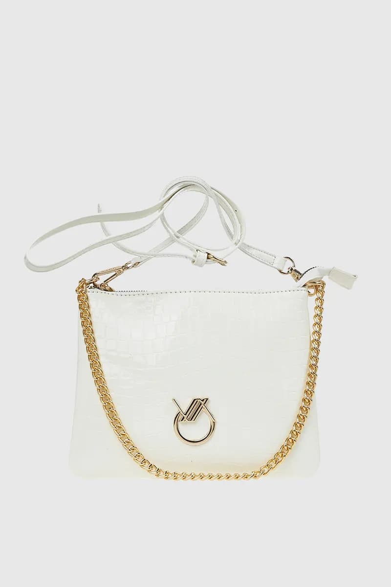 VERDE FASHION | Mini bag a tracolla pitonata