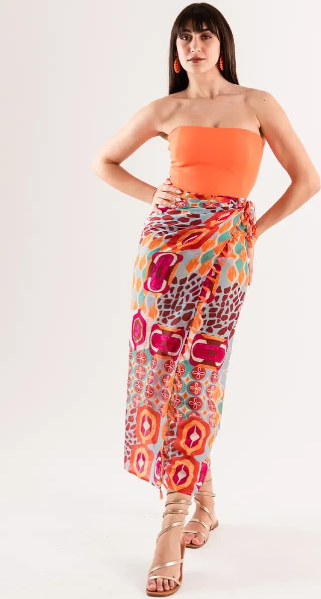 MYA ACCESSORIES | Pareo in cotone indiano
