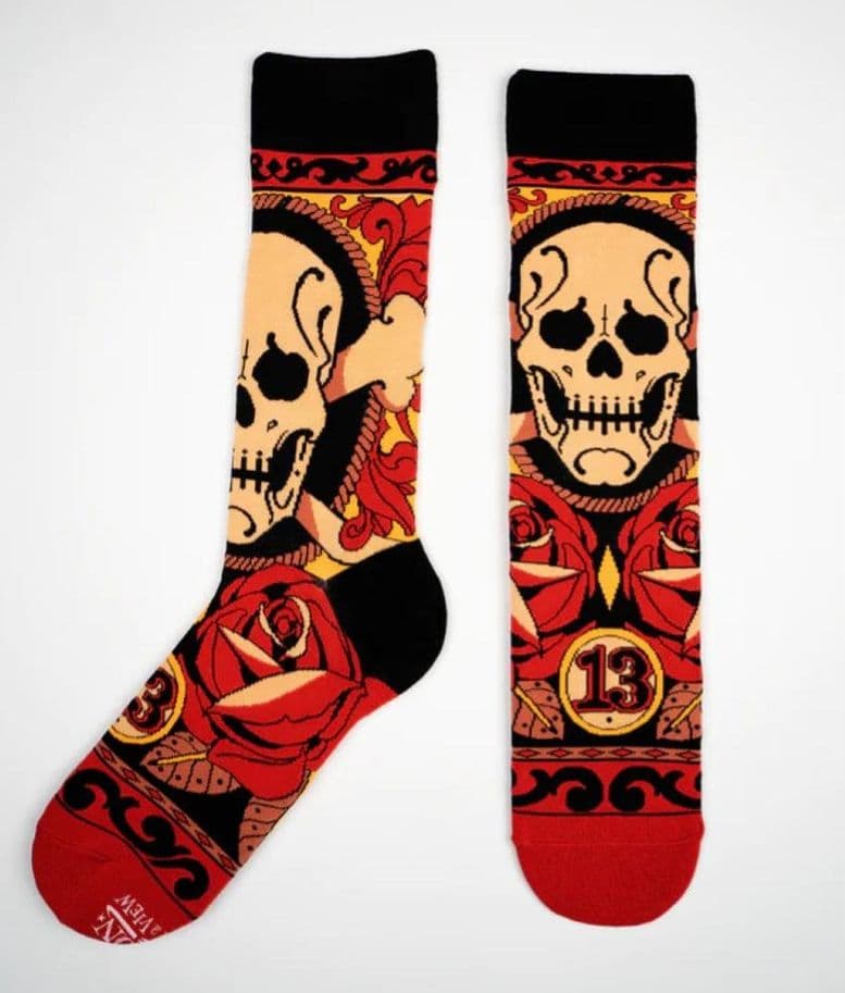 Calze a Moon with a View Skull Roses