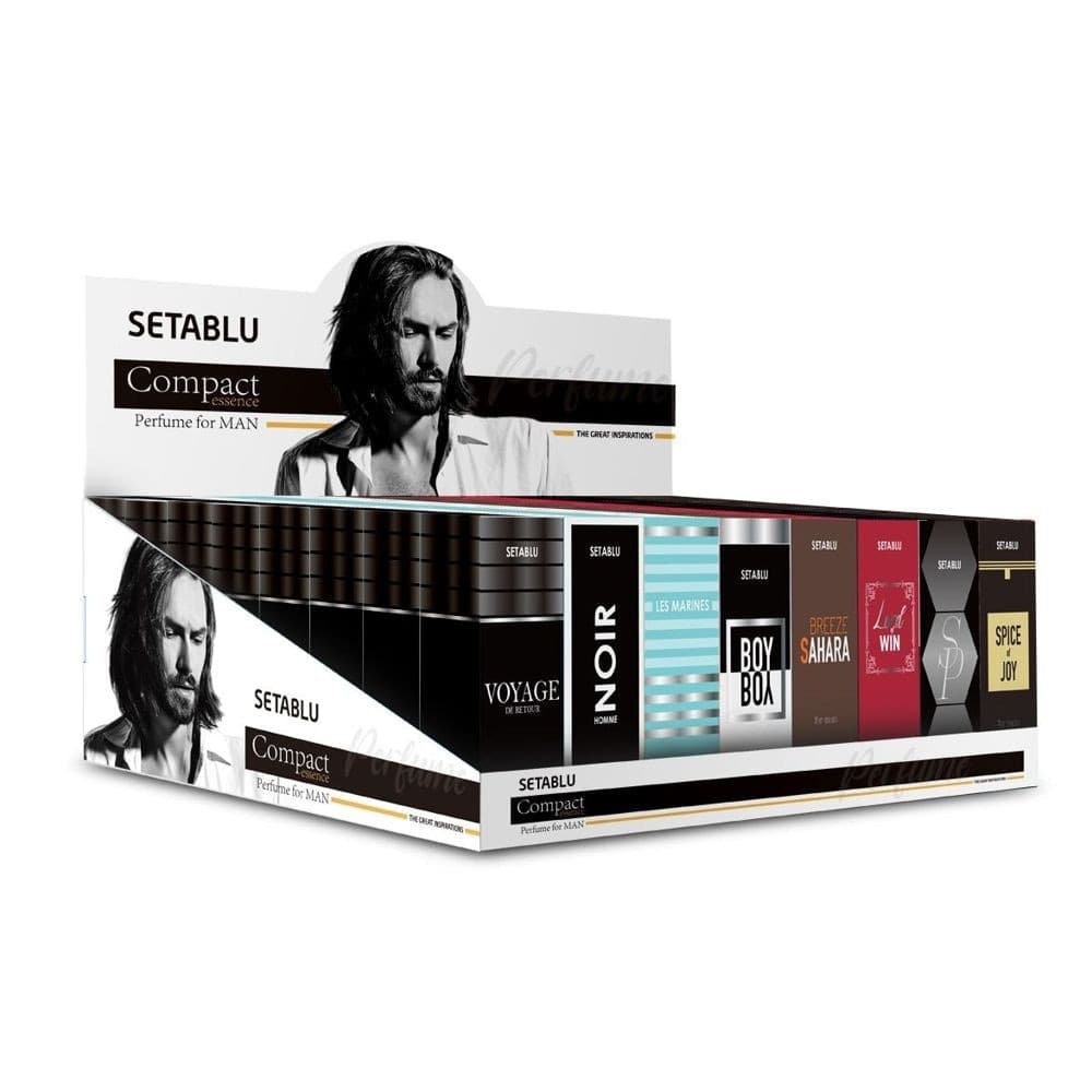 SET 48PZ PROFUMO CORPO PER UOMO DA 30 ML COMPATTO MIX 8 FRAGRANZE ASSORTITE VAR.1 032695