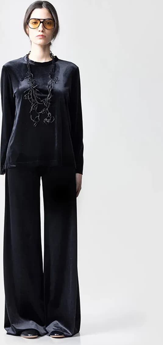 CHIARA B. | Maglia Pois in velluto