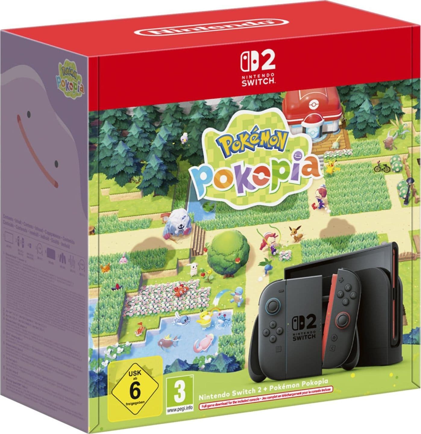 Switch 2 Console Black + Pokémon Pokopia