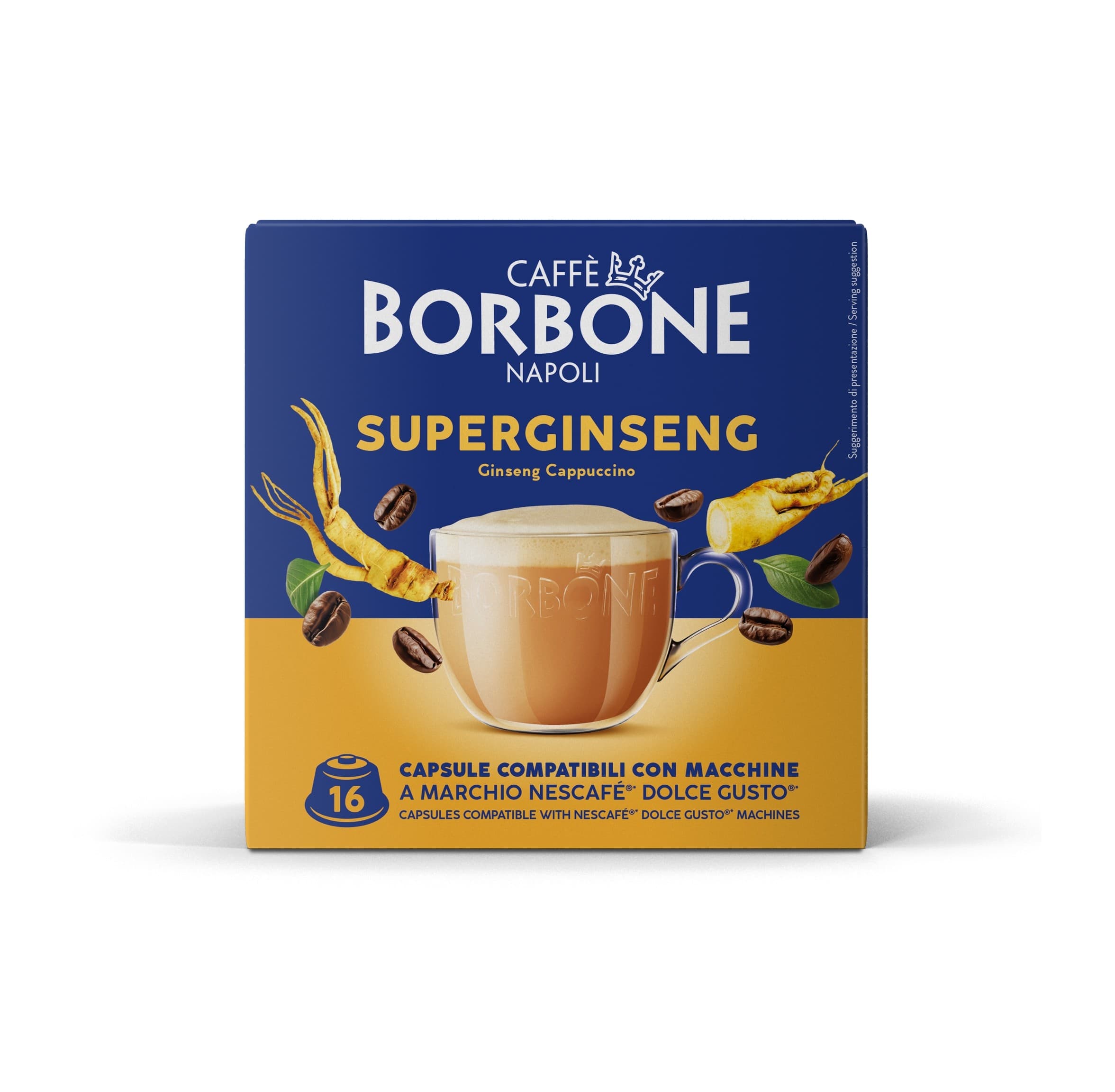 Borbone Capsule Comp.dolce Gusto Superginseng 16pz
