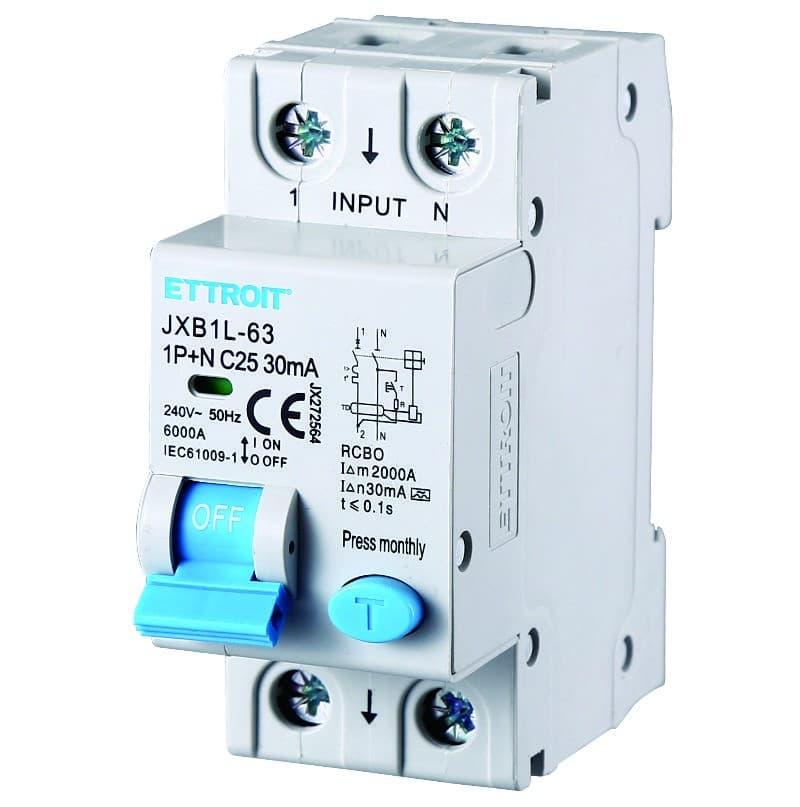 Magn. diff. 1PN 25A 30mA 220V-6KA CL.A