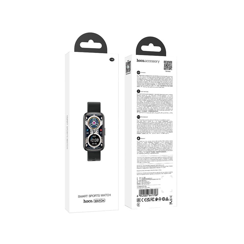 SMARTWATCH HOCO 1,47 Y25 NERO