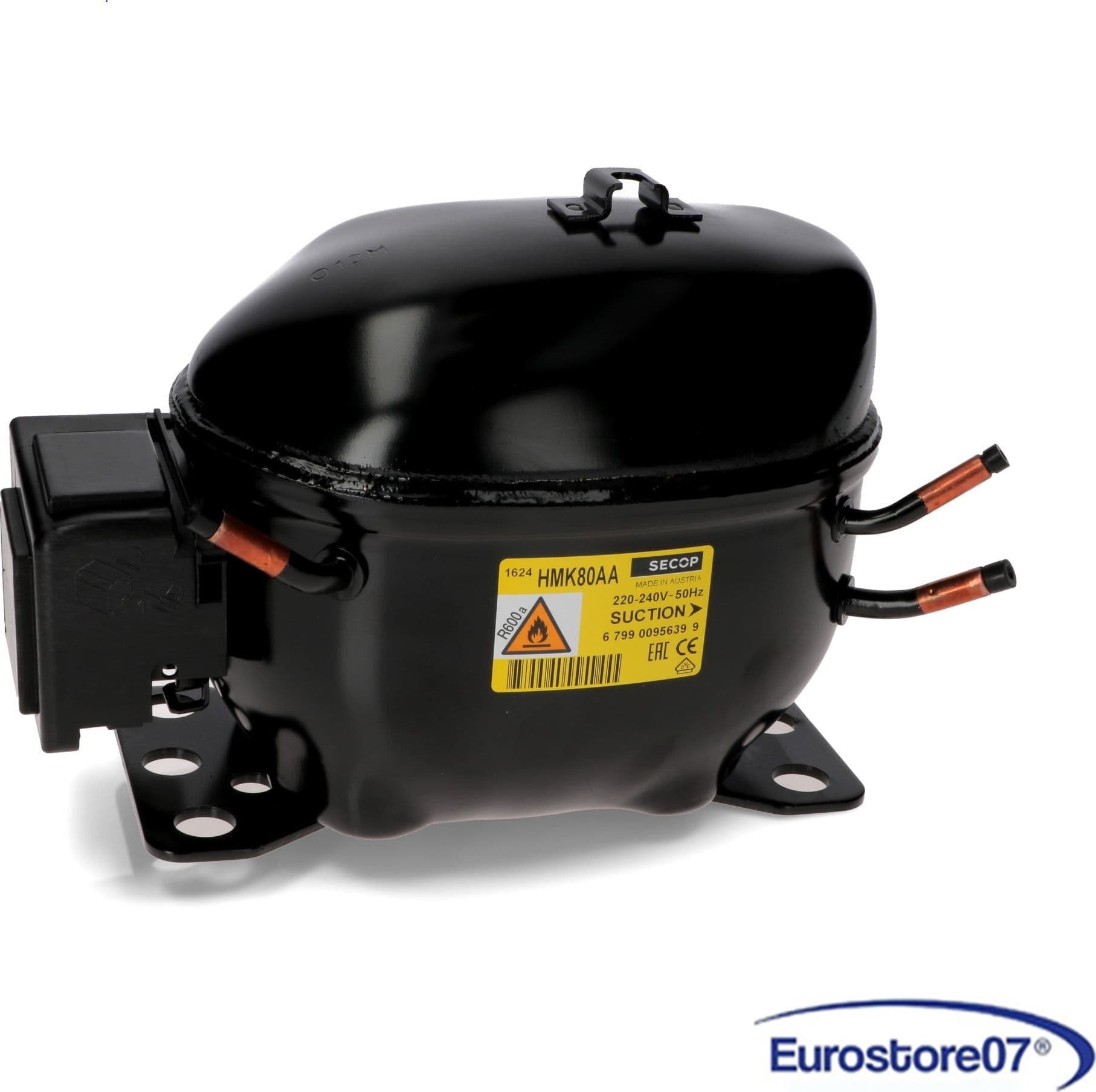 Compressore frigorifero / congelatore secop hmk80aa r600a lbp 8,10cc