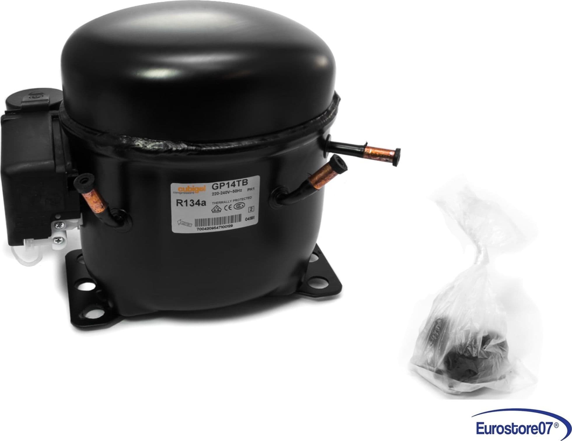 Compressore frigorifero / congelatore / cubigel gp14tb - gas r134a -hmbp 14,00cc