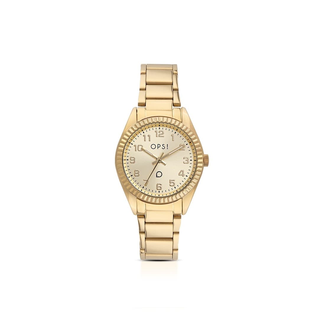 Ops Object - Orologio con cassa e bracciale in metallo