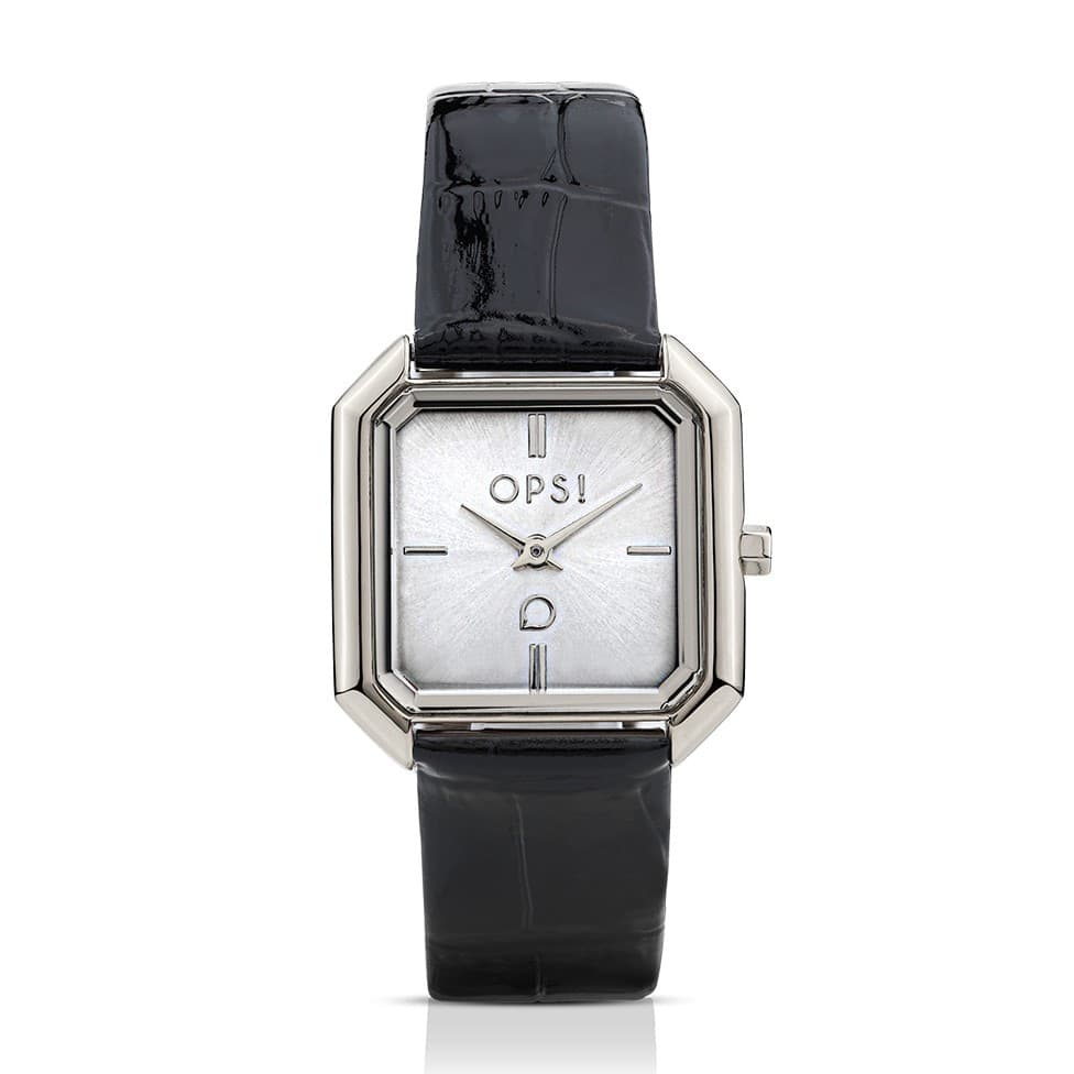 Ops Object - Orologio Donna in Acciaio cinturino pelle