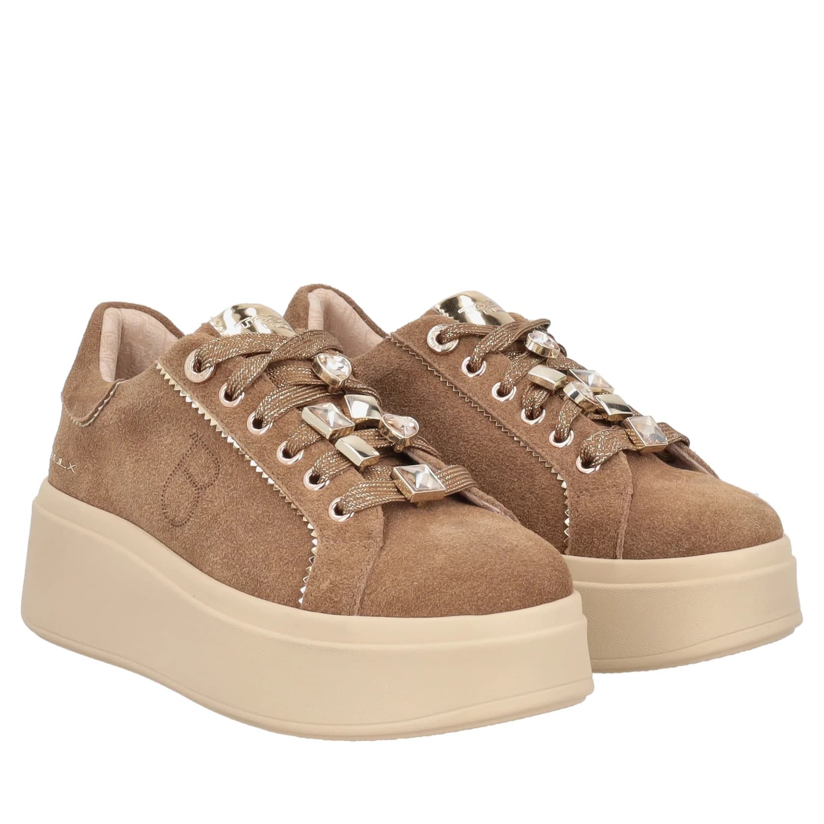 ToscaBlu Sneakers Donna Sweet City in pelle con pietre