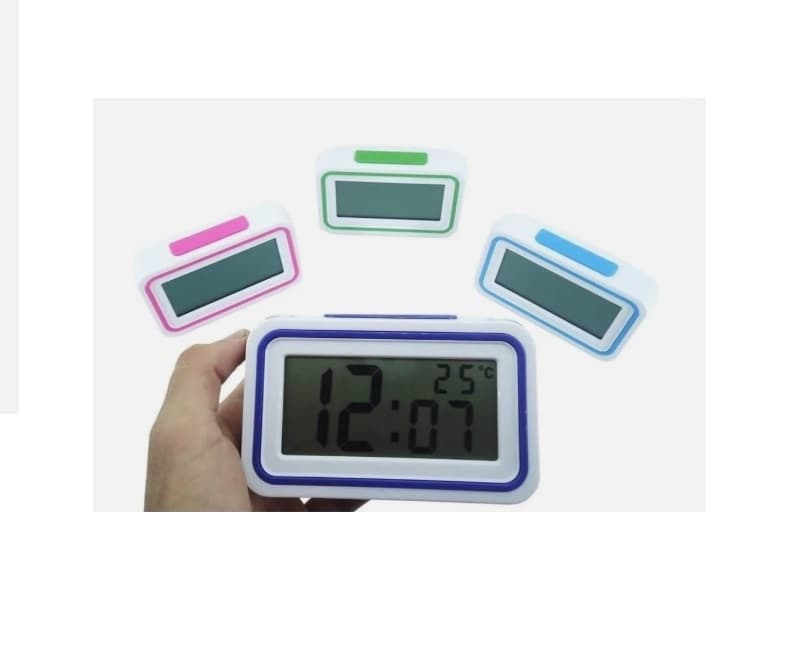 Orologio Sveglia Con Audio Digitale LCD Per Ipovedenti Parlante In Italiano In Vari Colori