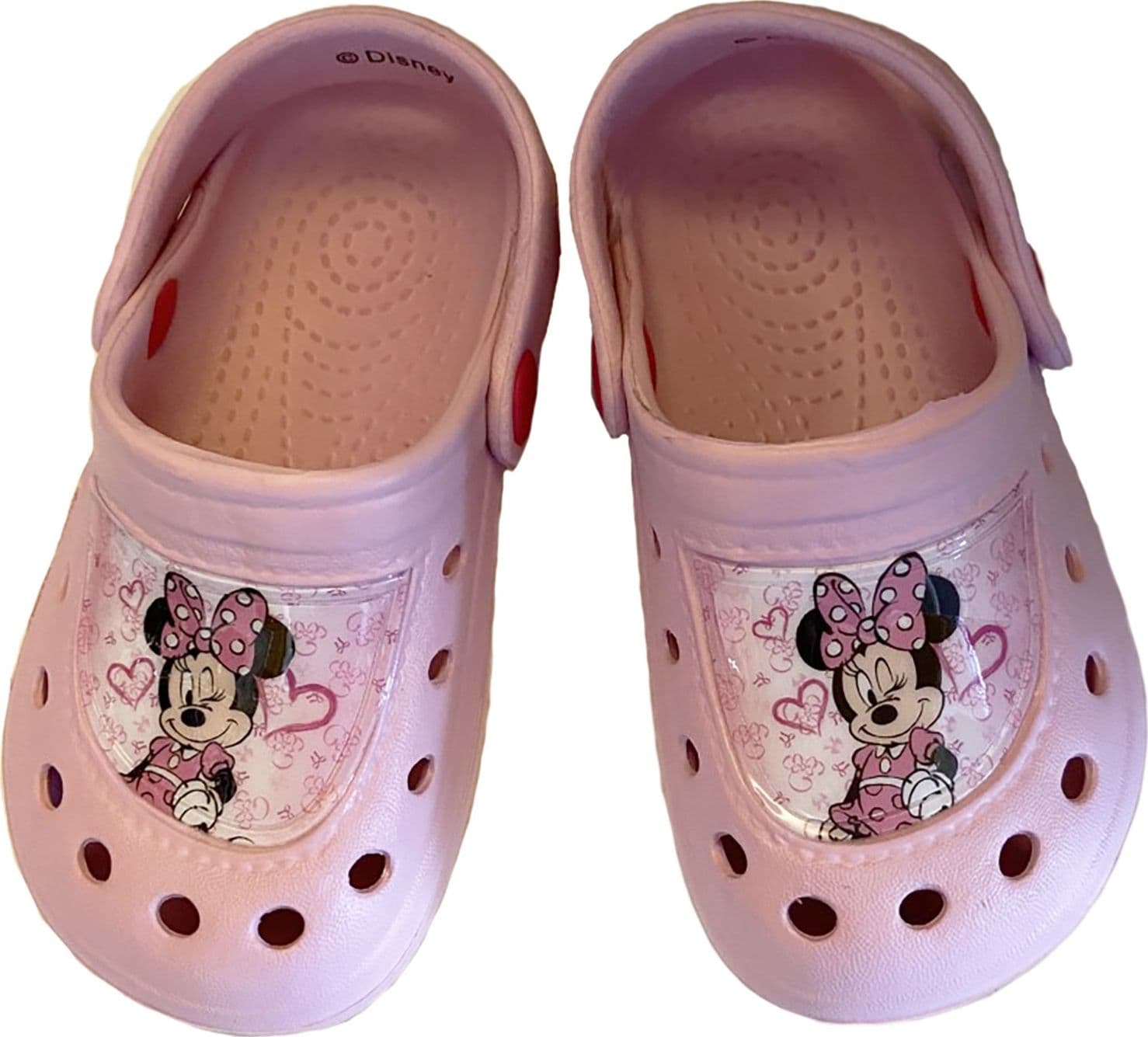 Ciabatte Minnie dal 23 al 33 Rosa e Rosso