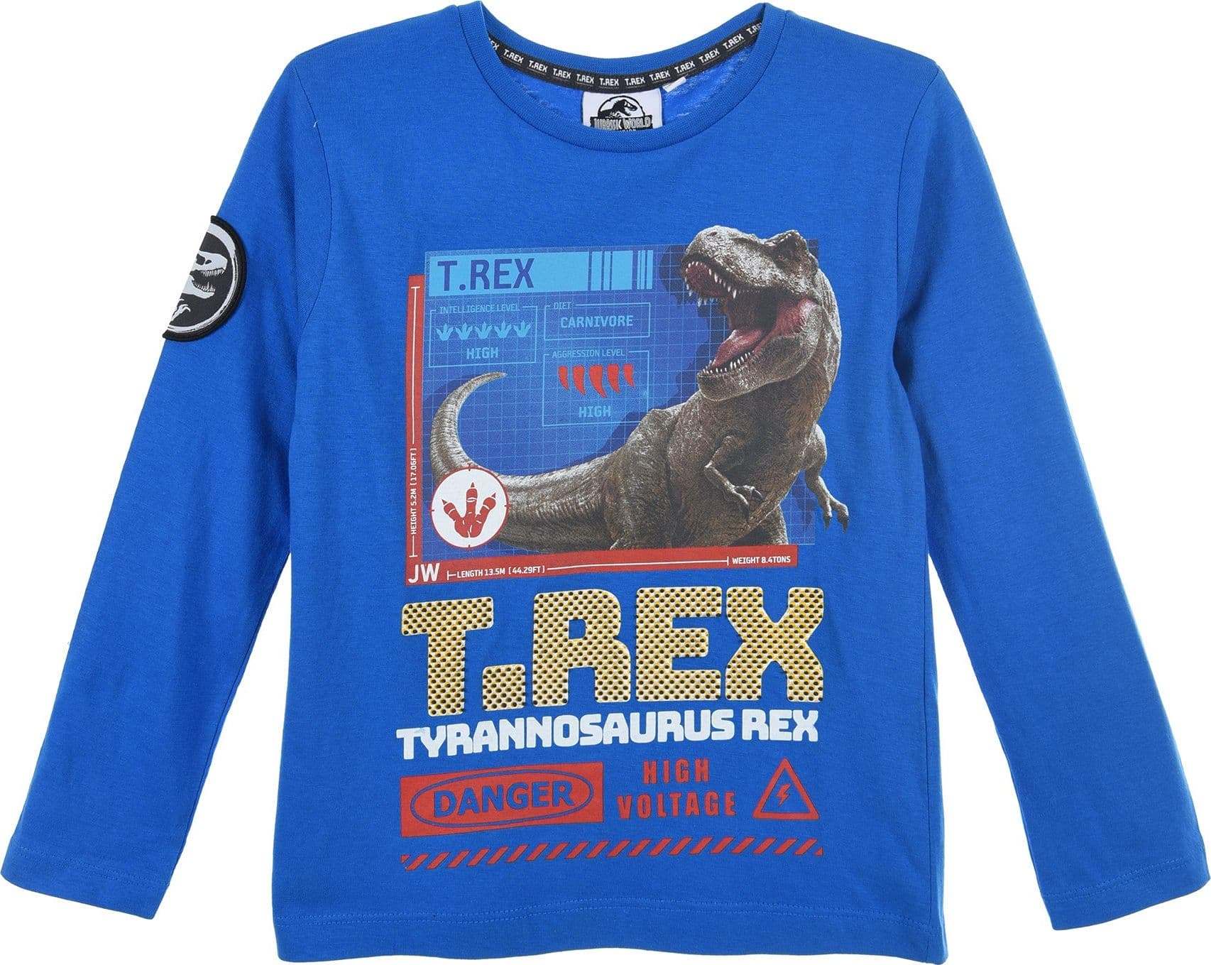 Maglietta Jurassic world dinosauri bambino da 3 a 8 anni