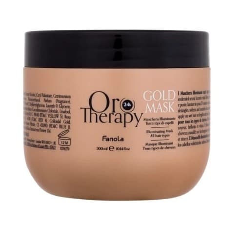 Fanola Oro Therapy gold mask, maschera illuminante 350 ml