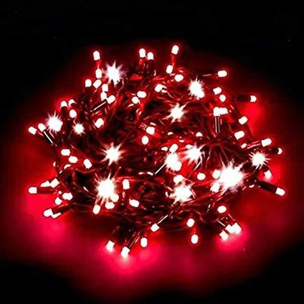 LUCI NATALE PER ALBERO 400 LED DECORAZIONI ROSSO MINILUCCIOLE ADDOBBI