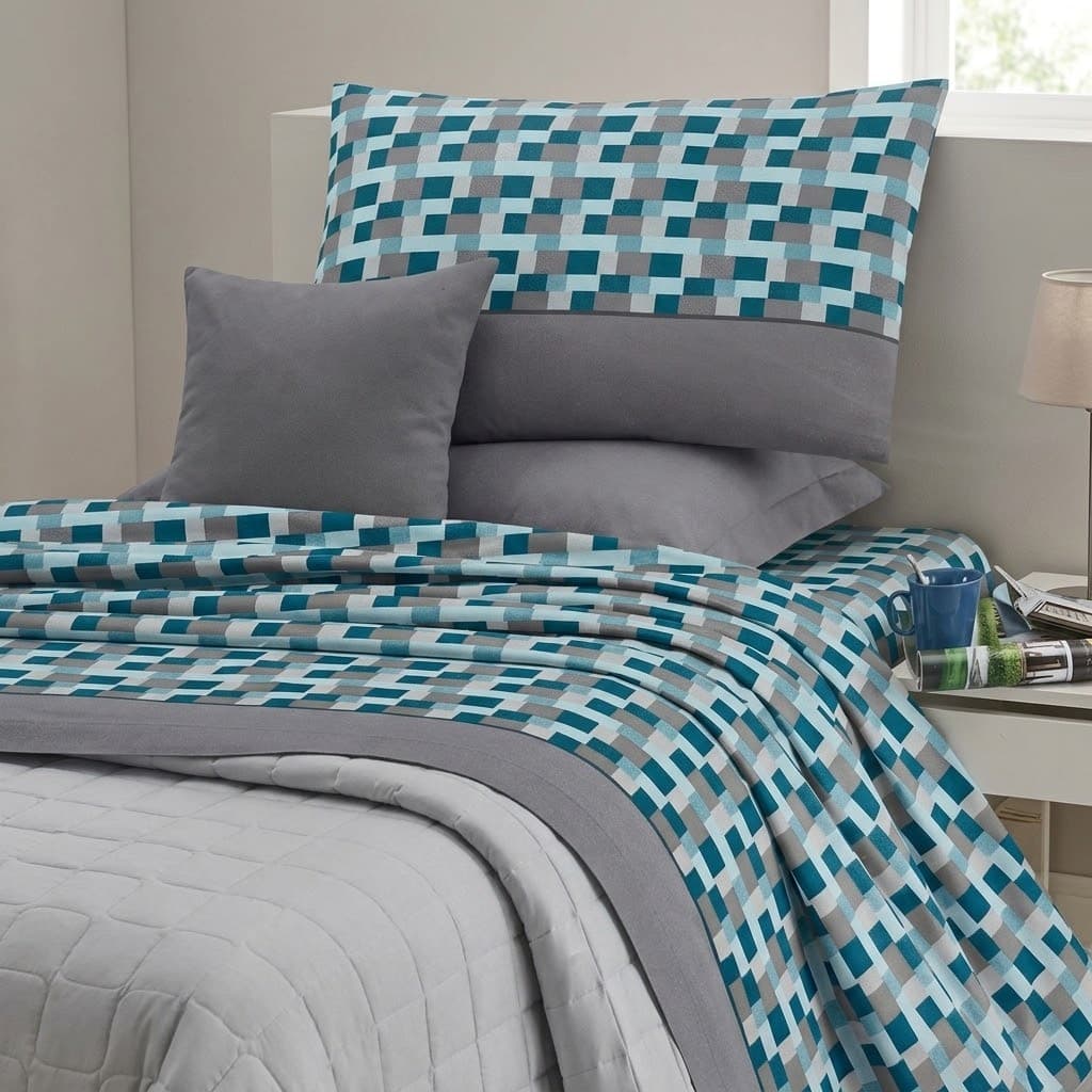 Completo Lenzuola 1 Piazza e 1/2 Ophira Angel's Collection in 100% Cotone