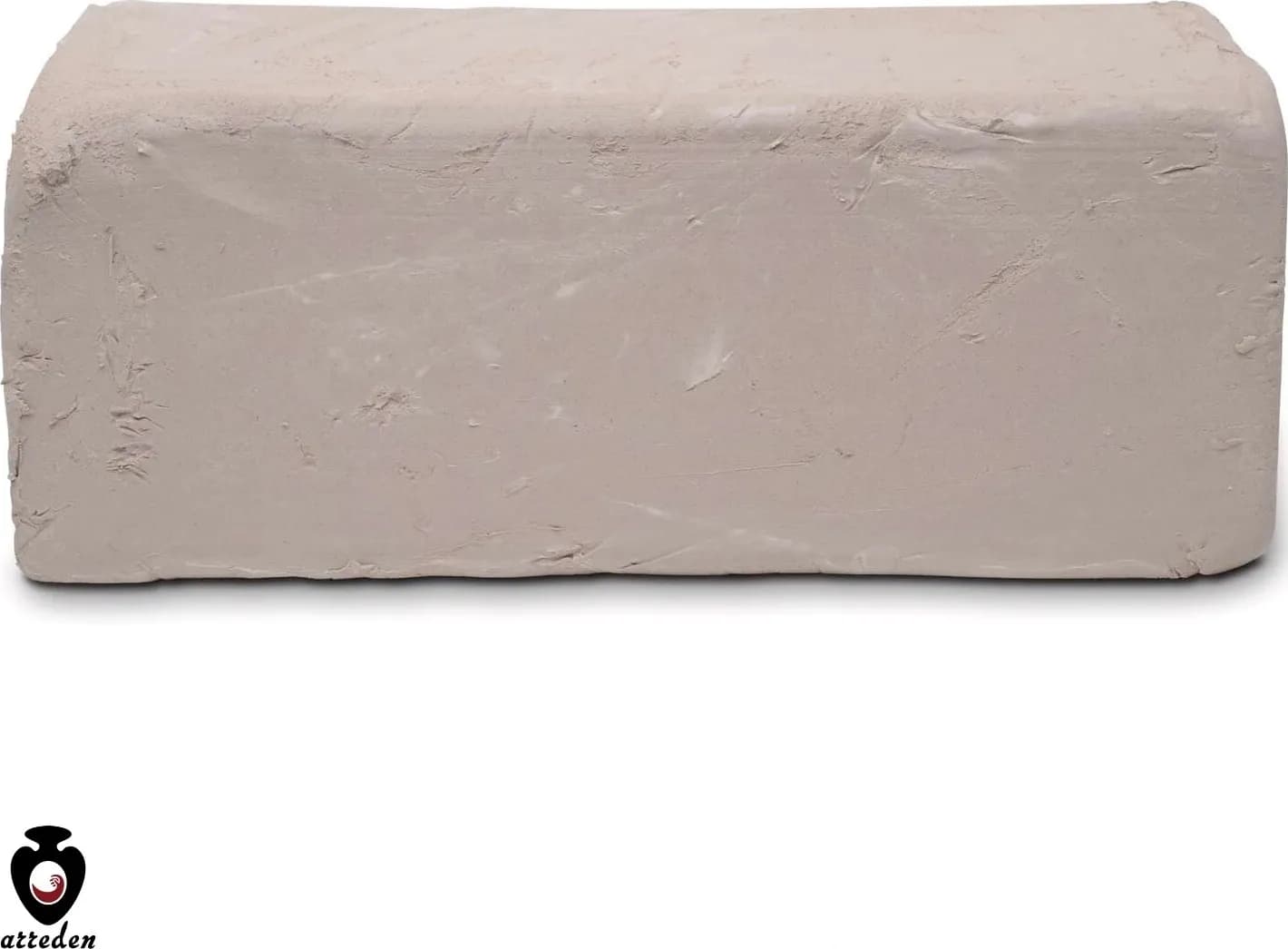 Argilla bianca da modellare Creta panetto 5 kg impasto terraglia tenera