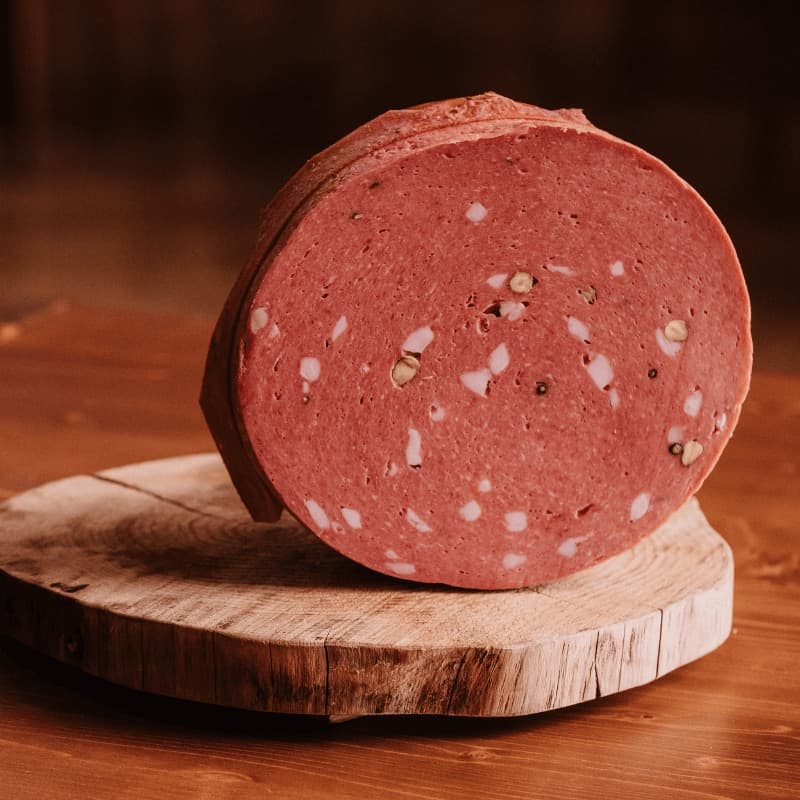 Tesori Di Sicilia Mortadella di Bufala Produzione Artigianale Siciliana 500g