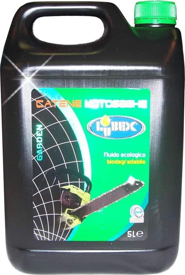5 LITRI OLIO CATENA MOTOSEGA PROFESSIONALE BIO PROTETTIVO LUBRIFICANTE LUBEX
