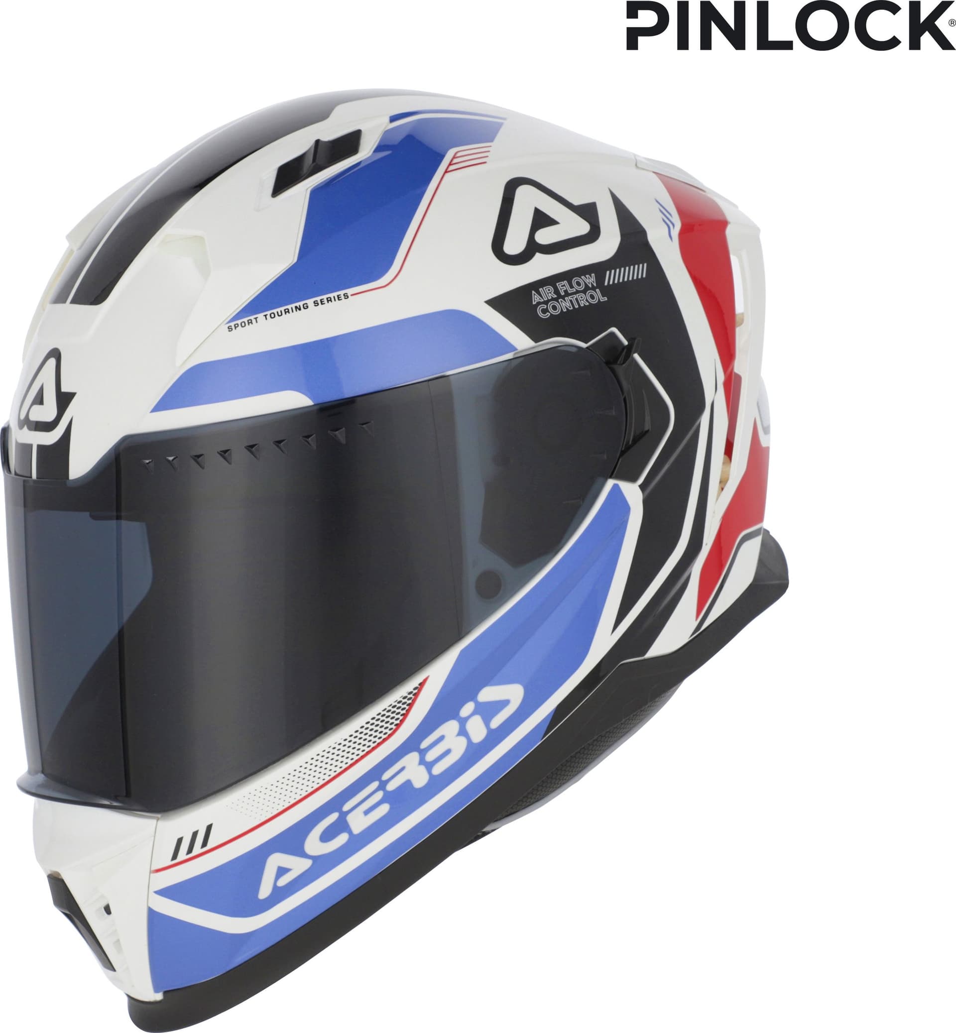 ACERBIS-Casco integrale e-x-way graphic Bianco/Blu XL in Integrali Più Di Più Ideas - Casalnuovo di Napoli, commercioVirtuoso.it