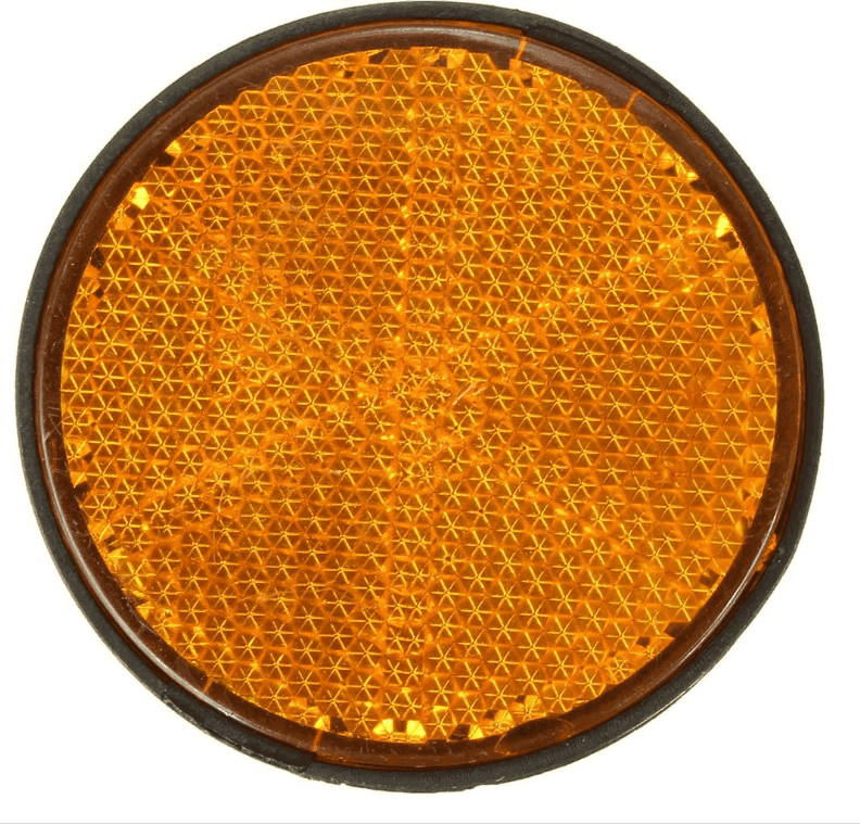 Catarifrangente con vite M5 arancione Ø 80mm confezione da 10 pezzi in Ginevra GardenStore - Novellara, commercioVirtuoso.it