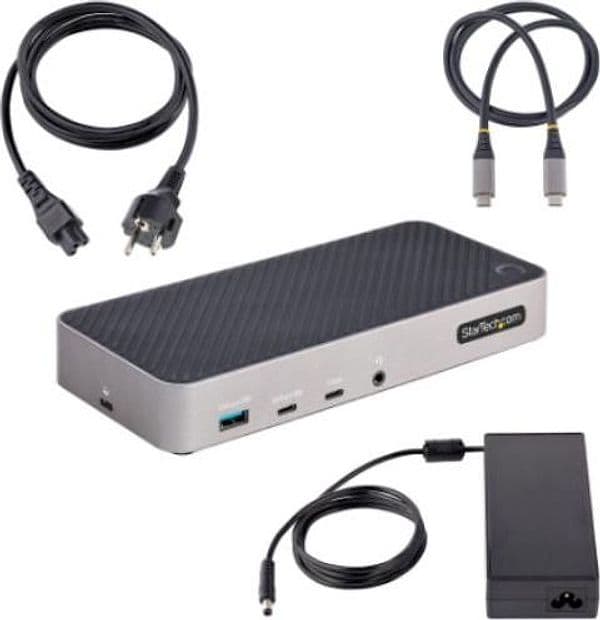 Startech.com docking station usb-c per tre monitor - dock usb c triplo hdmi/dp 4k - hub usb a 5 porte - gbe - pd 100w - docking station universale multi monitor - compatibile con thunderbolt 3/4 - 116E-USBC-DOCK in eWeki - Napoli, commercioVirtuoso.it