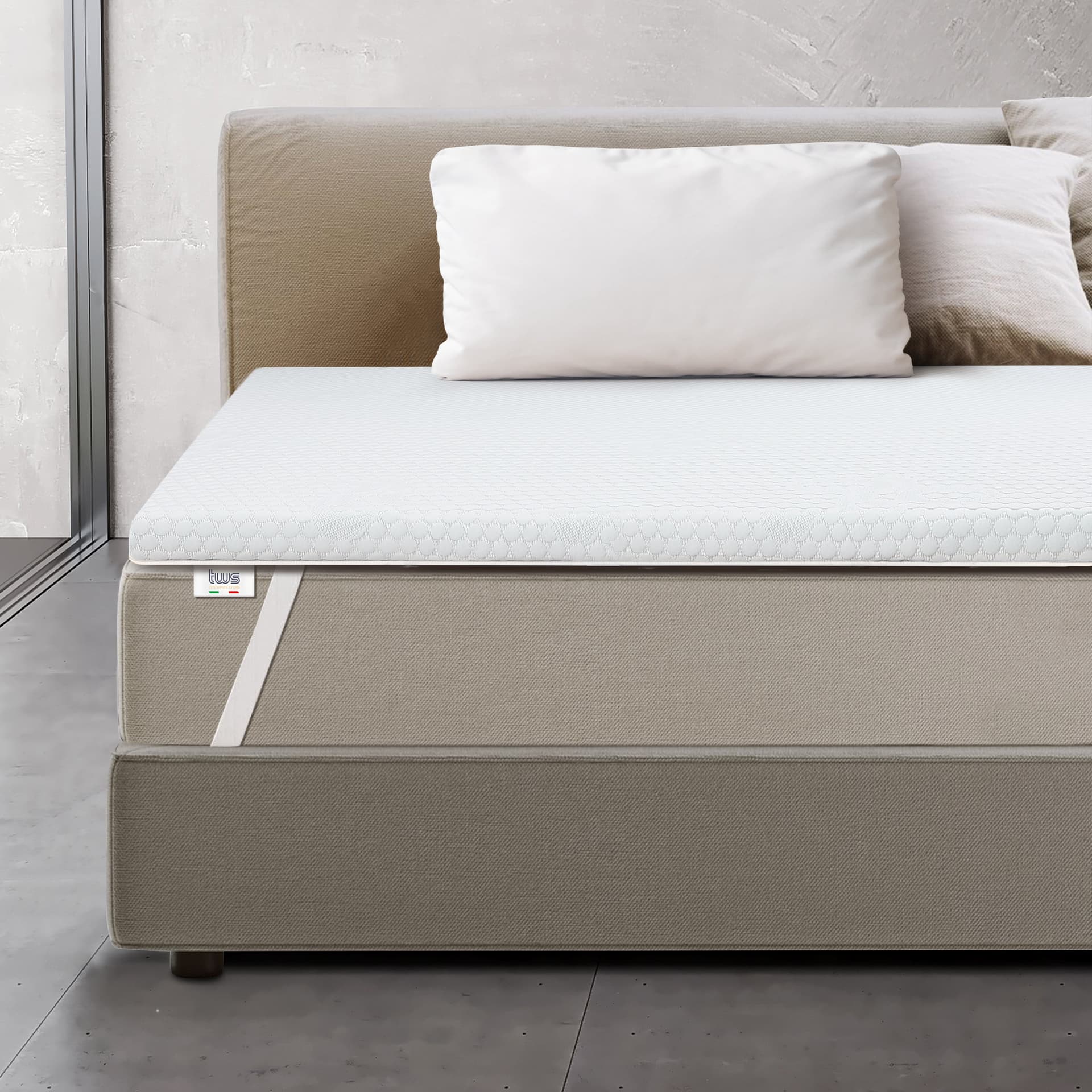 Topper Matrimoniale Memory Foam | Altezza 5 cm | Made in Italy in Materassi The White Stone - San Donà di Piave, commercioVirtuoso.it
