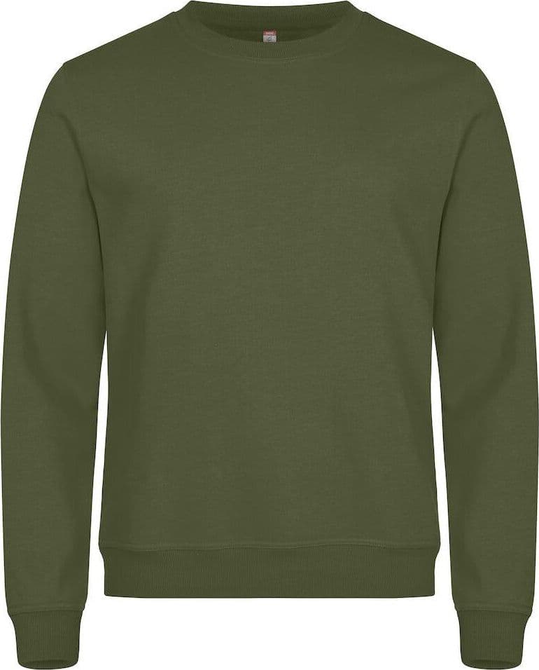 Felpa Clique Miami Verde Militare Girocollo Taglie Forti in Felpe con cappuccio e felpe Dresswork - Como, commercioVirtuoso.it