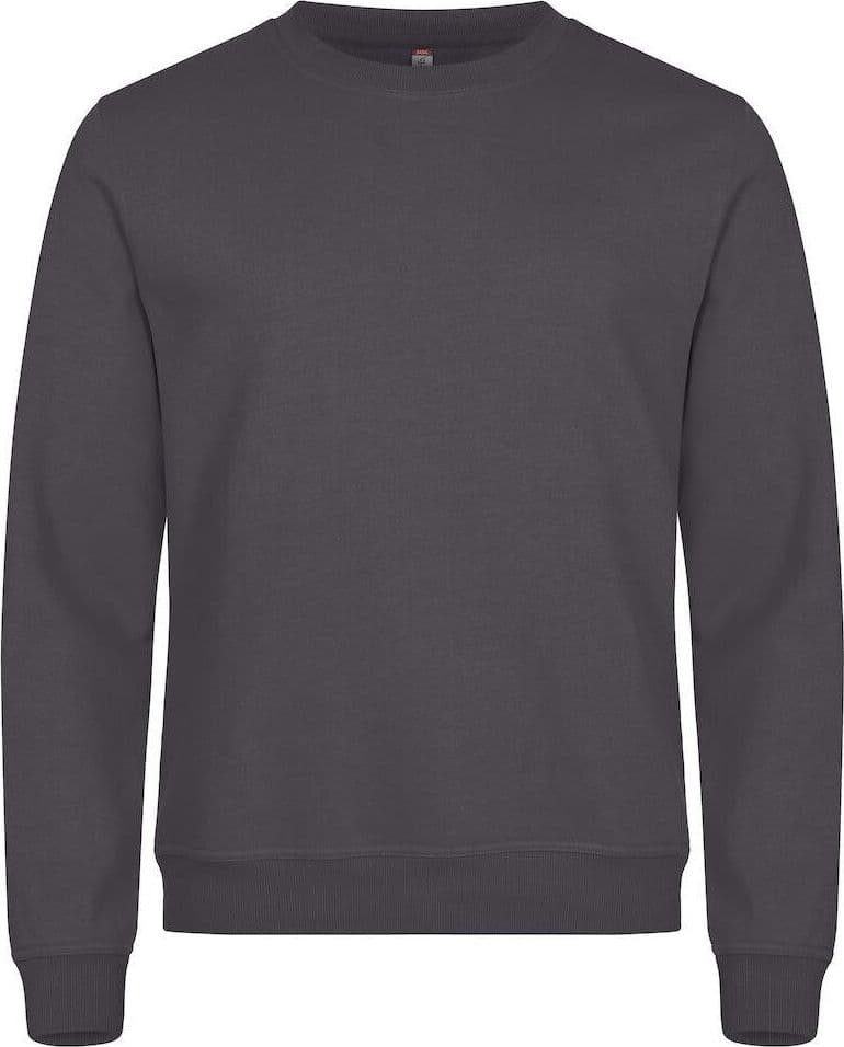 Felpa Clique Miami Antracite Grigio Metallo Girocollo Taglie Forti in Felpe con cappuccio e felpe Dresswork - Como, commercioVirtuoso.it