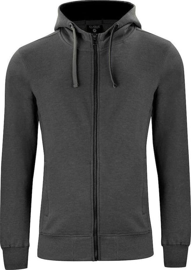 Felpa Clique Classic Antracite Melange Zip/Cappuccio Donna 300 grammi in Felpe senza cappuccio Dresswork - Como, commercioVirtuoso.it