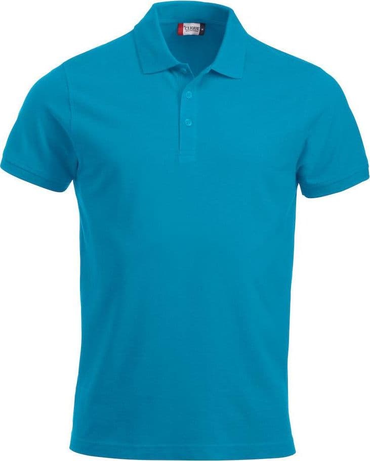 Polo Clique Classic Lincoln Turchese Polo Cotone 200 Grammi Taglie Forti in Polo Dresswork - Como, commercioVirtuoso.it