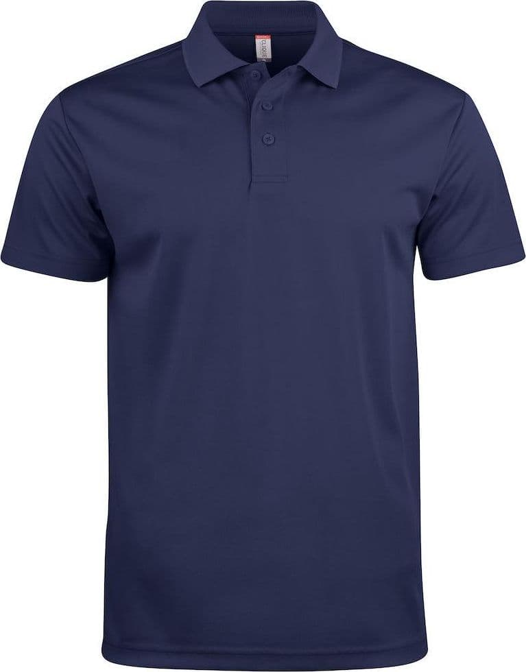 Polo Basic Active Blu Polo Unisex Tessuto Tecnico Tennis Paddle Taglie Forti in Polo Dresswork - Como, commercioVirtuoso.it