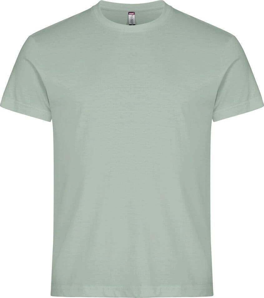 T-Shirt Clique Basic Verde Salvia 145 gr in T-shirt Dresswork - Como, commercioVirtuoso.it