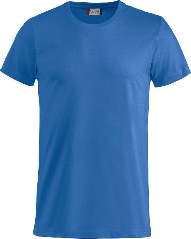 T-Shirt Clique Basic Royal Taglie Forti 145 gr in T-shirt Dresswork - Como, commercioVirtuoso.it