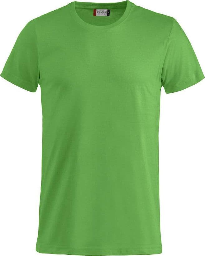 T-Shirt Clique Basic Verde Acido Taglie Forti 145 gr in T-shirt Dresswork - Como, commercioVirtuoso.it