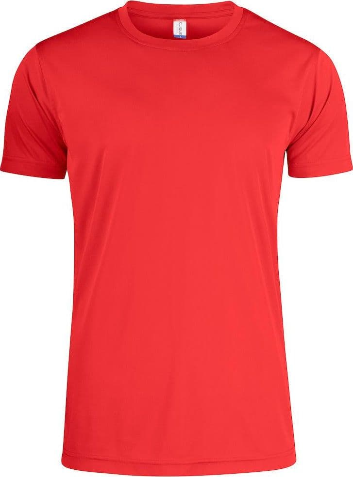 Basic Active-T Rosso T-Shirt Tessuto Tecnico Sportivo Asciugatura Rapida Taglie Forti in T-shirt Dresswork - Como, commercioVirtuoso.it